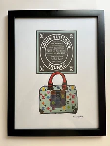 RARE Limited Edition 36/500 Fairchild Paris Louis Vuitton Print Sunday B Morning - Picture 1 of 5