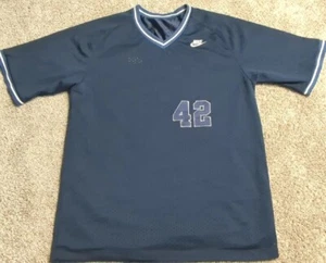 Camiseta reversible vintage Jackie Robinson Nike Dodgers malla satinada azul mediana - Imagen 1 de 7