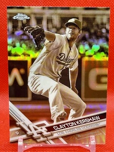 Clayton Kershaw 2017 Topps Chrome Negative Refractor #25 Los Angeles Dodgers 🔥 - Bild 1 von 2