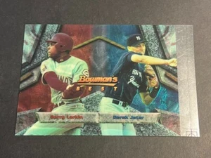 Box 55: 1994 Bowman's Best UNCUT PROOF VERSION #1 Barry Larkin Derek Jeter - Picture 1 of 2