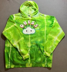 Guess x J Balvin Sudadera con Capucha Para Hombre Grande Verde Pullover Mangas Largas Sudadera. - Imagen 1 de 9