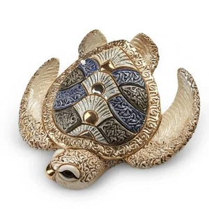 Scultura in Ceramica Tartaruga Marina De Rosa Rinconada - Foto 1 di 4