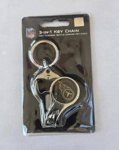NFL 3-IN-1 SCHLÜSSELANHÄNGER NAGELKNIPSER/FLASCHENÖFFNER/SCHLÜSSELRING Tennessee Titans 2 - Bild 1 von 4