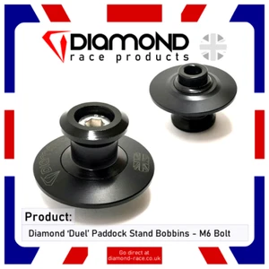 Diamant' 'Double' Paddock Support Bobines - M6 Boulons - Ebr Buell 1190SX - Picture 1 of 4