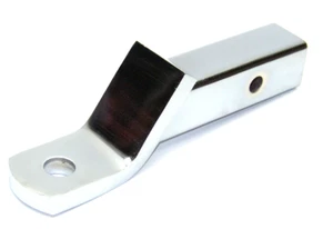 2" Drop Hitch Receiver Chrome Trailer Ball Mount for 2" Receiver 6000lb Tow New - Picture 1 of 1