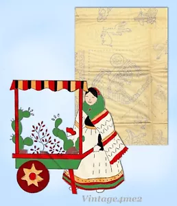 1930er Betty Burton Sticktransfer 1862 FF South of the Border Set - Bild 1 von 4