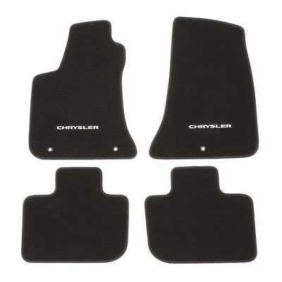 Alfombrillas Chrysler 300 2015-2018 tracción trasera premium delanteras y traseras negras OE MOPAR Foto 1 de 3