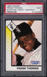1993 Kenner Starting Lineup Frank Thomas Portrait SLU PSA 9 Mint 21042495 - Picture 1 of 1