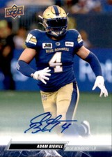 2023 Upper Deck CFL GREATNESS INSERT GOLD AUTO JERSEY cards U-Pick From List