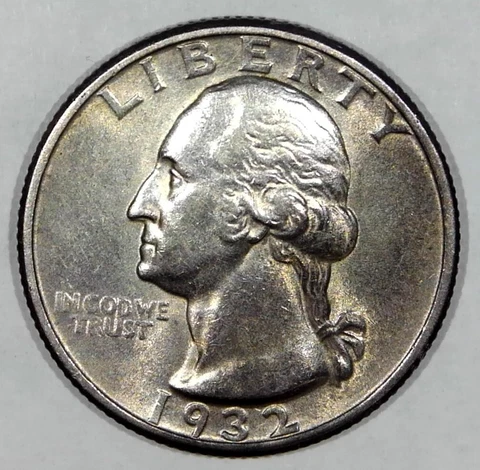 1932 Washington Quarter-BU/UNC #x272 Cover