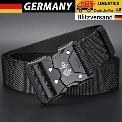 MARKENLOS Schnellverschluss taktischer Gürtel für Outdoor Arbeit Militär Hochleistungs