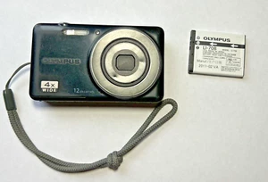 Olympus VG-110 4x Zoom 12MP Digital Camera Black w/ Battery Works READ ME - Picture 1 of 17