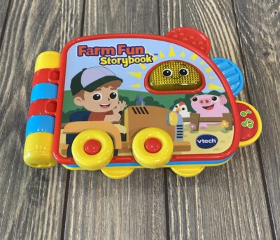 VTech Farm Fun Storybook Светящаяся Интерактивная Игрушка для Малышей Фермерские Животные Свинья  - Изображение 1 из 3