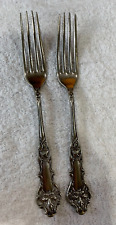 1847 Rogers Silver Plate     (2) Charter Oak Dinner Forks 1906 Triple Plate