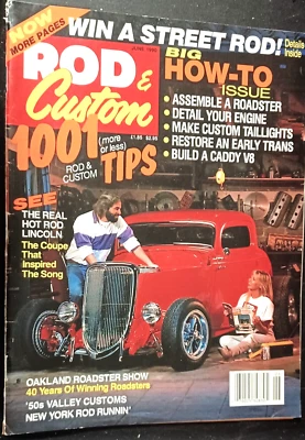 ROD & CUSTOM Magazine June  1990 - Assemble a Roadster - 1001 Tips -How To Issue - Image 1 of 3