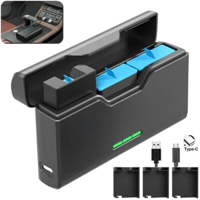 MARKENLOS 3-Kanal Akku Ladegerät Für GoPro Hero Camera 5/6/7/8/9/10/11Batterie Ladegerät