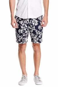 Original Penguin Men's Exploded Hibiscus Short Dark Sapphire Navy White 33 34 36 - Picture 1 of 5