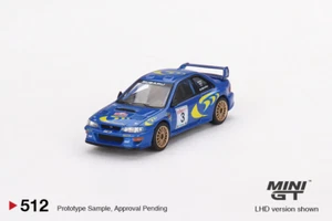 TSM Mini GT M&J Exclusive #512 Subaru Impreza WRC97 '97 Rally Sanremo Winner #3 - Picture 1 of 2