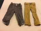 2 Brown- Beige Trousers. H&M Straight fit- Next. Age 11/2-2 y.100% Cotton.