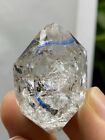 Special flash！Rare TOP Natural Clear Herkimer diamond crystal+ 2Moving  droplets