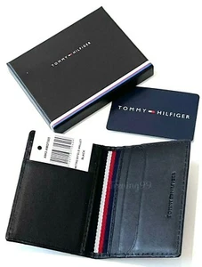 Tommy Hilfiger Men's Metro Bifold Wallet Black AM0AM07305_Great Xmas Gift