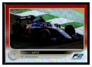 2022 Topps Chrome F1 #132 Marion Sato RED Refractor 2 /5  - Picture 1 of 2