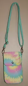Crossbody Geldbörse Handy Geldbörse mit klarem Zugang Batik (ToteHH) - Bild 1 von 12
