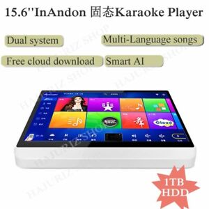InAndon 1TB SSD 15.6'' Screen固態  Karaoke Player,Chinese,English Song,New upgrade