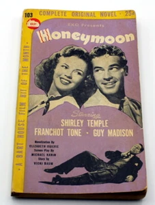 RKO presents Honeymoon complete original Novel starring Shirley Temple 1947 - Picture 1 of 3