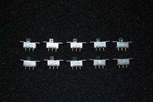 CW Industries Series GS-115 SPDT Slide Switch  0.5A 125 VAC/DC 10 Pieces New - Picture 1 of 5