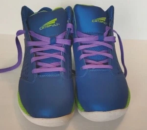 Catapult Turnschuhe Damen Gr. 10,5 Blau Lila Schnürsenkel Grün Unbenutzt Zustand - Bild 1 von 8