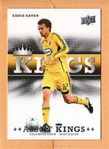 2008 Upper Deck MLS Assist Kings #AK4 Eddie Gaven - Flat S/H