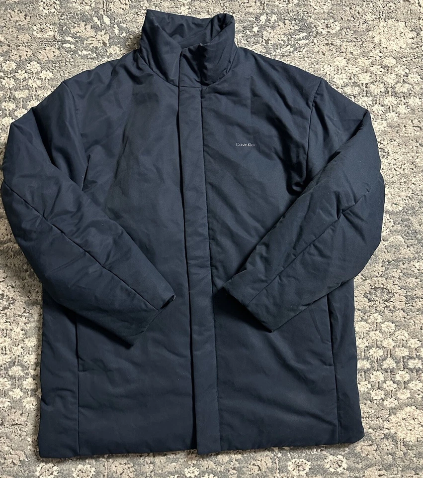 Calvin Klein Men’s Refined Holiday Dark Sapphire Jacket Size Large - Image 1 of 4