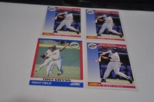 Tony Gwynn baseball score card 1991-1992  #94 & #625 lot of 4 mlb hof hof mlb