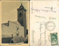MEANA SARDO LA PARROCCHIA IN UNA IMMAGINE DEI PRIMI DEL 900-N.48945