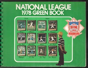 1978 National League Major League Baseball Libro verde - Foto 1 di 2