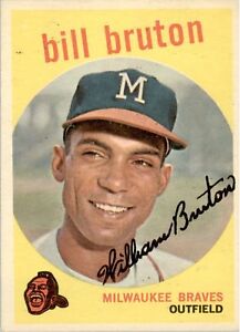 1959 Topps 165 Bill Bruton NM #D272533
