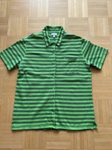 ESPRIT Polohemd grün blau Streifen Gr. XL Vintage 90er Jahre Kostenloser Versand - Bild 1 von 2