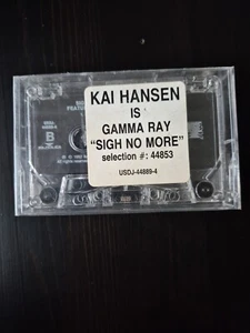 *RARE SEALED* Gamma Ray SIGH NO MORE Cassette Tape Promo Kai Hansen Helloween - Picture 1 of 5