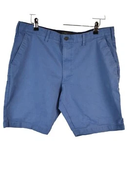 MARKS AND SPENCER Blue Chino Shorts size 38" Reg Mens Summer Holiday Beach Cotto - Image 1 of 4