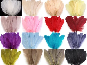 10 St. Federn Gänsefedern Dekofedern Bastelfedern 15-21 cm - Bild 1 von 20