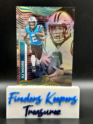 DJ MOORE~2022 PANINI ILLUSIONS FOOTBALL #13~PANTHERS cc - Image 1 of 2