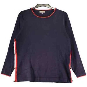 Jersey de mujer First Avenue talla L azul manga larga cuello redondo - Imagen 1 de 8