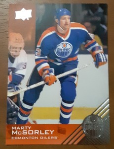 2013-14 Upper Deck Edmonton Oilers Marty McSorley #24 NHL Hockey Card
