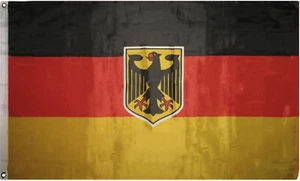 3x5 German Germany West German Eagle Crest Super Poly Premium Quality Flag 3'x5' - Picture 1 of 1