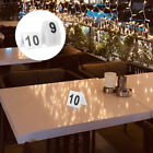  10 Pcs Evidence Markers Supplies Number Plate Wedding Table Numbers Card