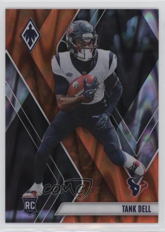 2023 Panini Phoenix Rookies Orange Seismic /99 Tank Dell #135 Rookie RC