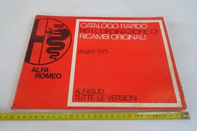 catalogo ricambi Alfasud 1975 Alfa Romeo - Immagine 1 di 4