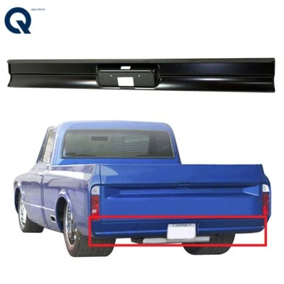 For 1967-72 Chevrolet C10 Pickup Fleetside Rear Roll Pan With License Plate Part - Image 1 of 4