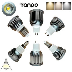 9w -18w dimmable led spotlight bulb home lamp on the batteryb22 cob gu5.3 warm - Picture 1 of 15